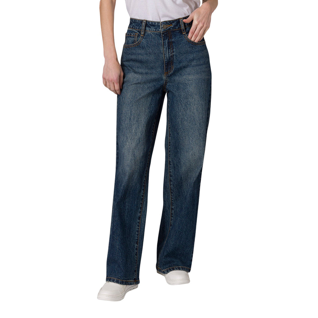 Jeans Wide para mujer color azul
