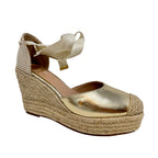 Cuñas Gypsy para mujer color dorado