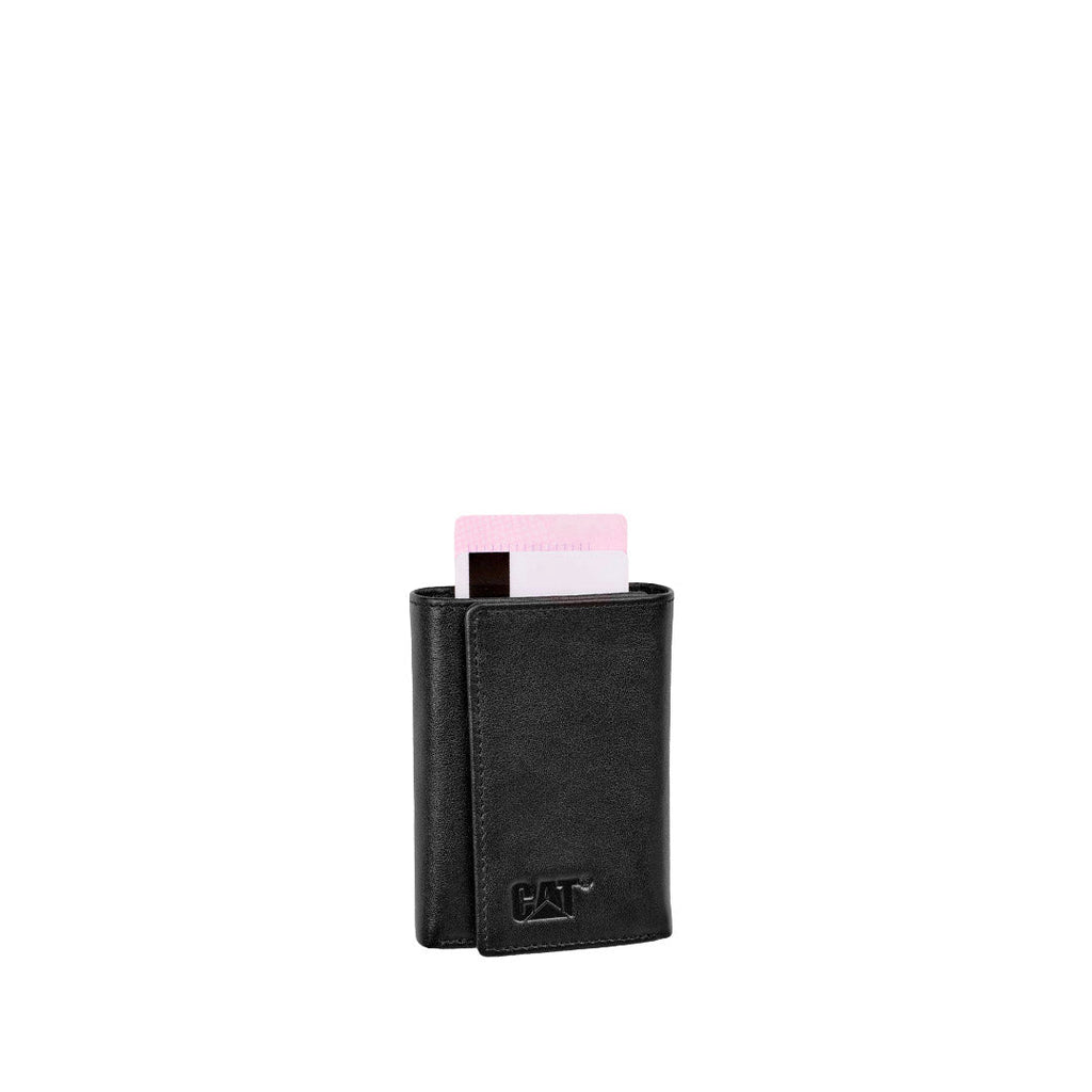 Billetera Barcelona Leather para hombre color negro