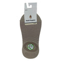 Calcetines invisibles Stripes para mujer color beige