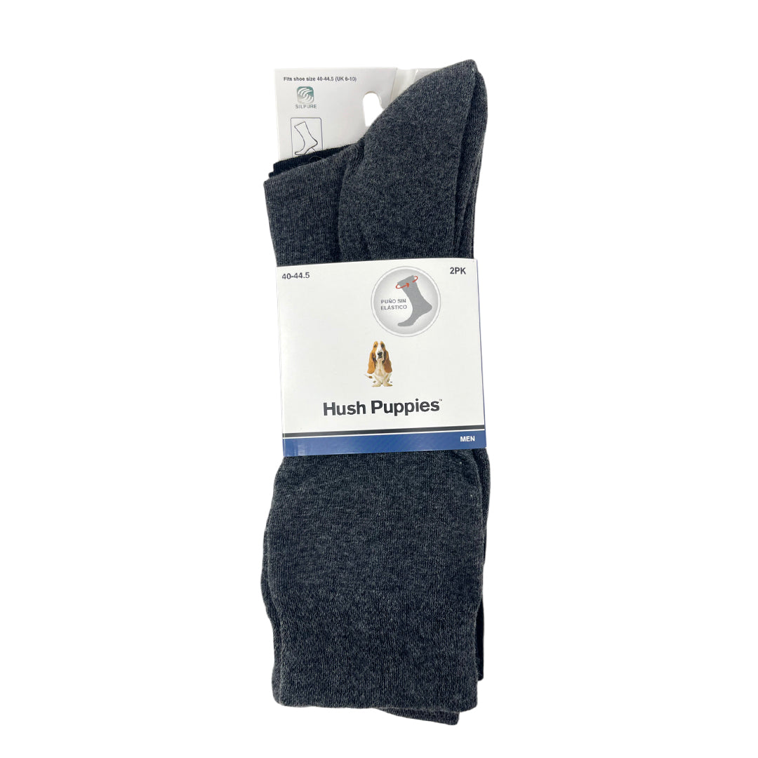 Calcetines Pack Plain para hombre color gris y negro
