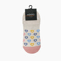 Punteras invisibles Corazon unisex color rosado