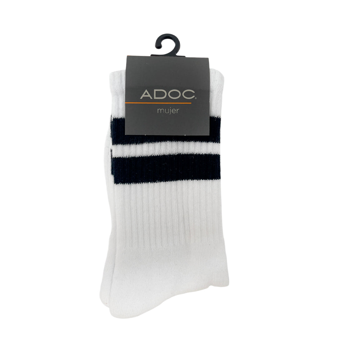 Calcetines Retro unisex color blanco