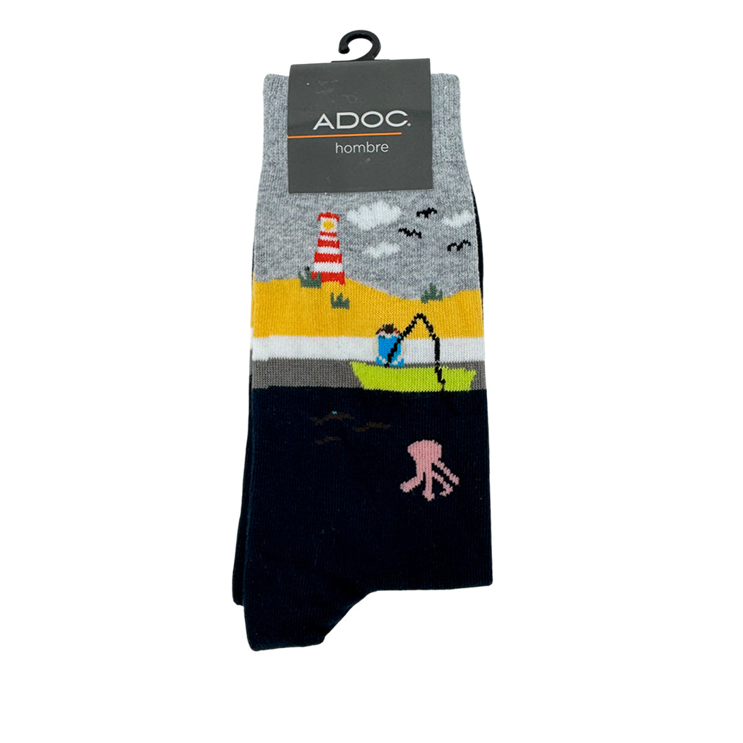 Calcetines Playa unisex color navy