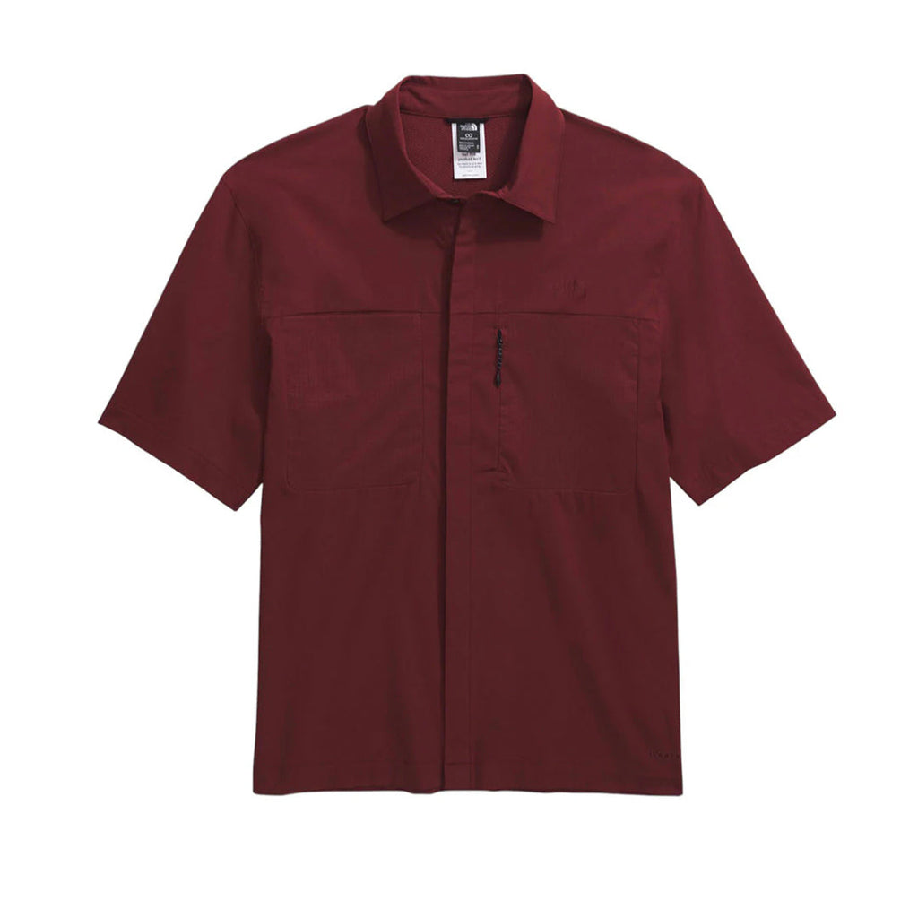 Camisa Hike Lightrange para hombre color vino