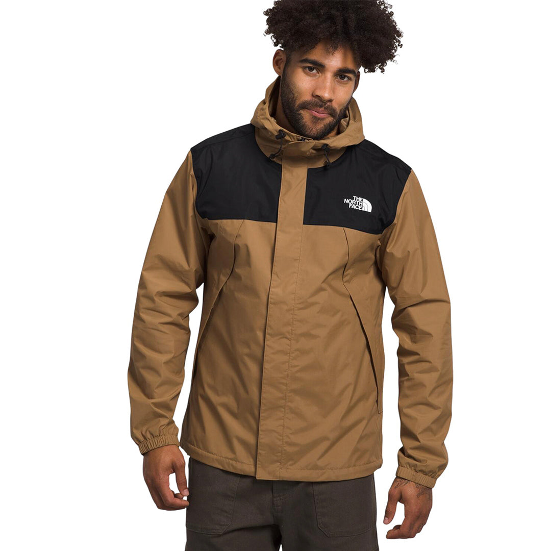 Chaqueta impermeable Antora para hombre color café