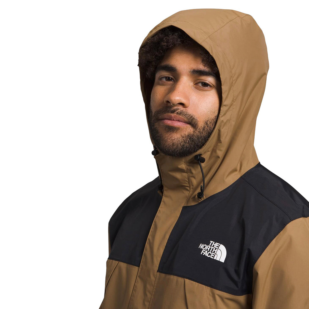 Chaqueta impermeable Antora para hombre color café