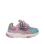 Tennis con luces Stitch para niña color rosado
