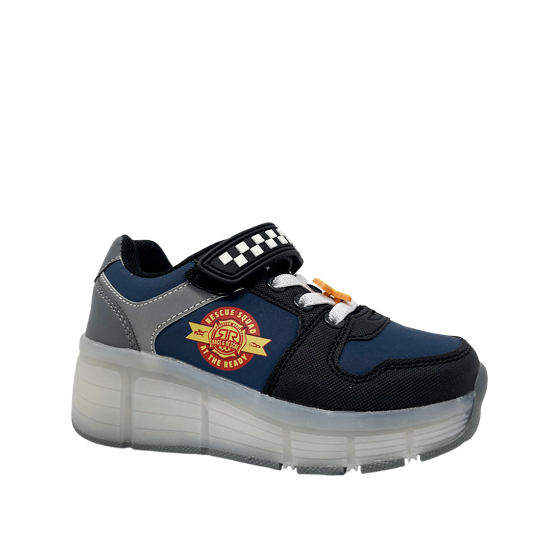 Tennis Cars para niño color navy y blanco