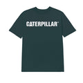 Camiseta Caterpillar Logo para hombre color turqueza