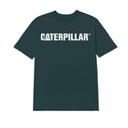 Camiseta Caterpillar Logo para hombre color turqueza