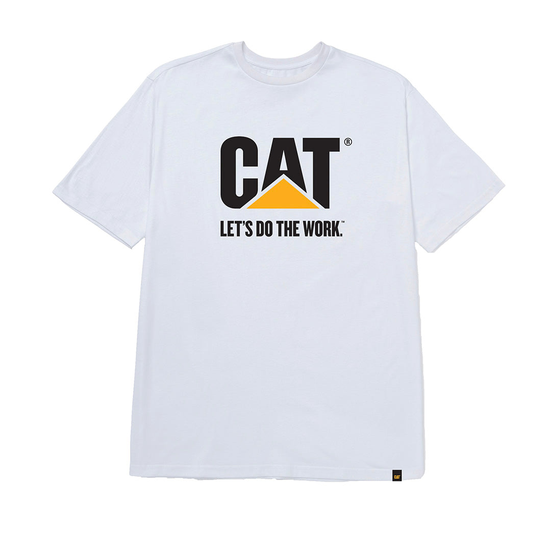 Camiseta Do The Work Graphic para hombre color blanco