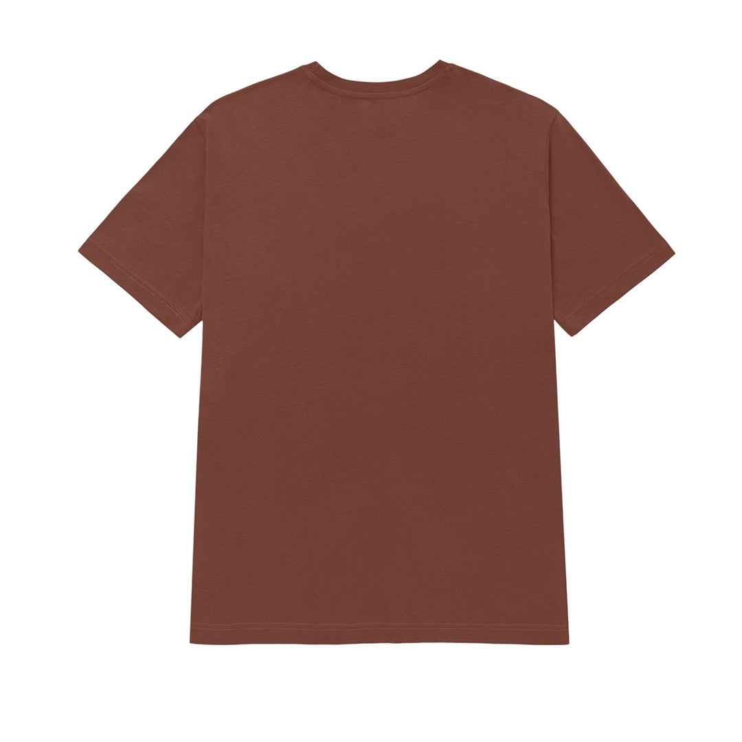 Camiseta Do The Work Graphic para hombre color café