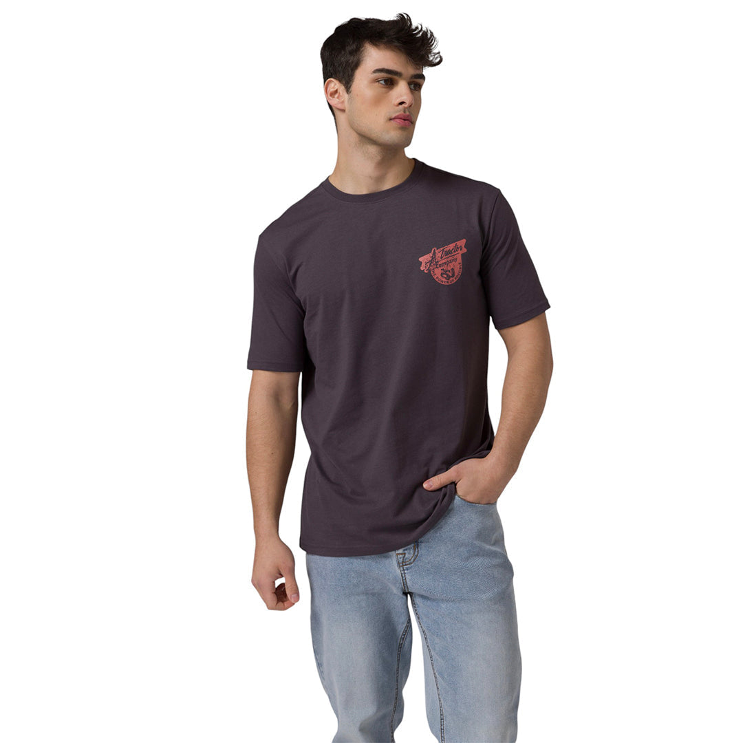 Camiseta Heritage Tractor para hombre color negro