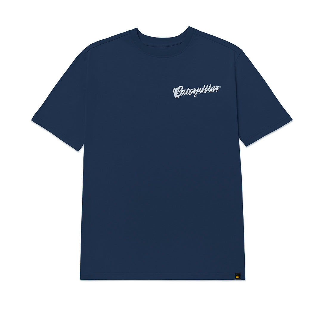 Camiseta Heavyweight Heritage para hombre color azul