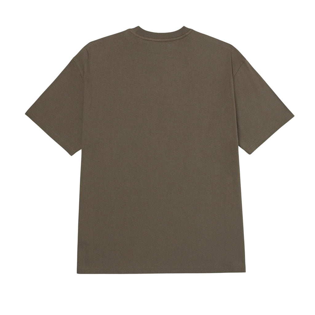Camiseta Relaxed Geo Excavator para hombre color olivo