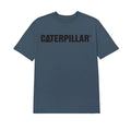 Camiseta Caterpillar Logo para hombre color azul