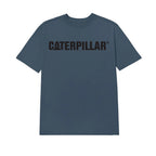 Camiseta Caterpillar Logo para hombre color azul