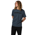 Camiseta Caterpillar Logo para hombre color azul