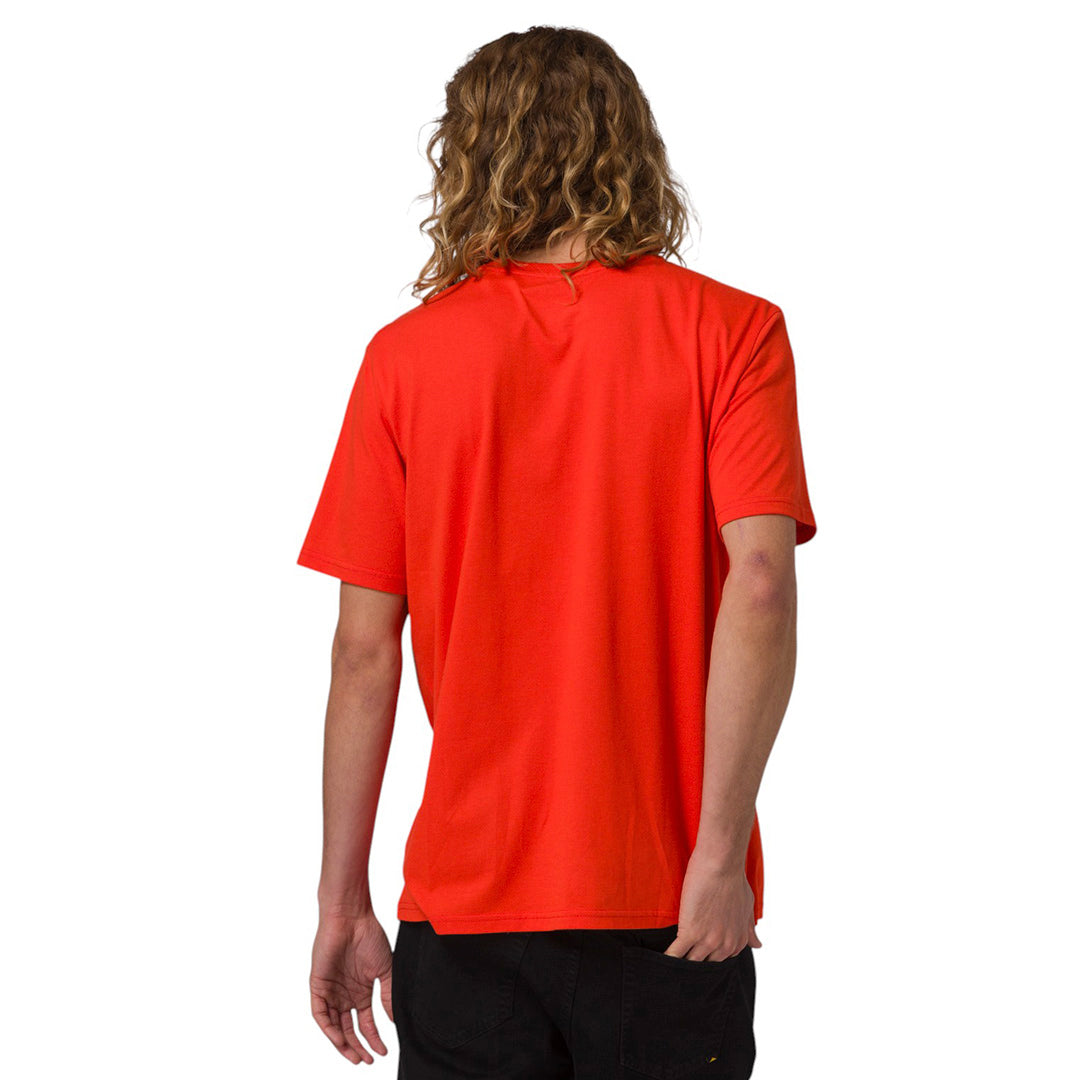 Camiseta Cat Logo para hombre color rojo