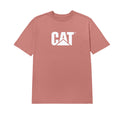 Camiseta Cat Logo para hombre color rosado