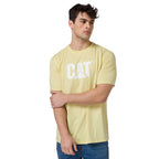 Camiseta Cat Logo para hombre color amarillo