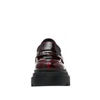 Mocasines Turnout para mujer color vino