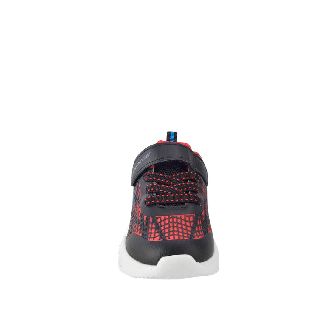 Tennis Kaah para infante color negro y rojo