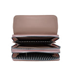 Billetera Lari para mujer color blush