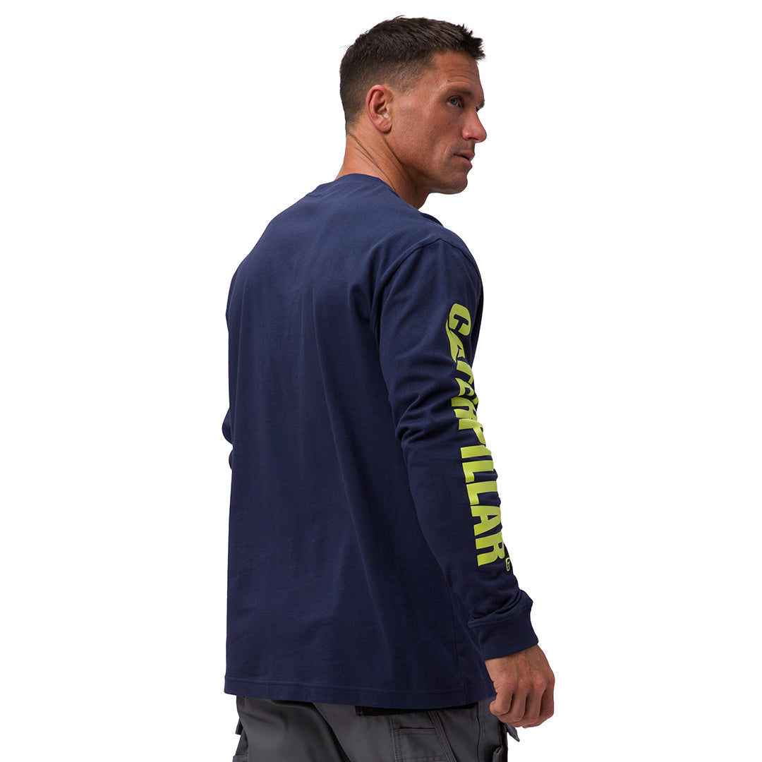 Camiseta Trademark Banner para hombre color navy