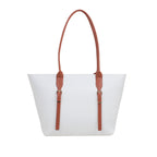 Cartera tote Adia para mujer color hueso