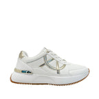 Sneakers Bolton para mujer color dorado y blanco