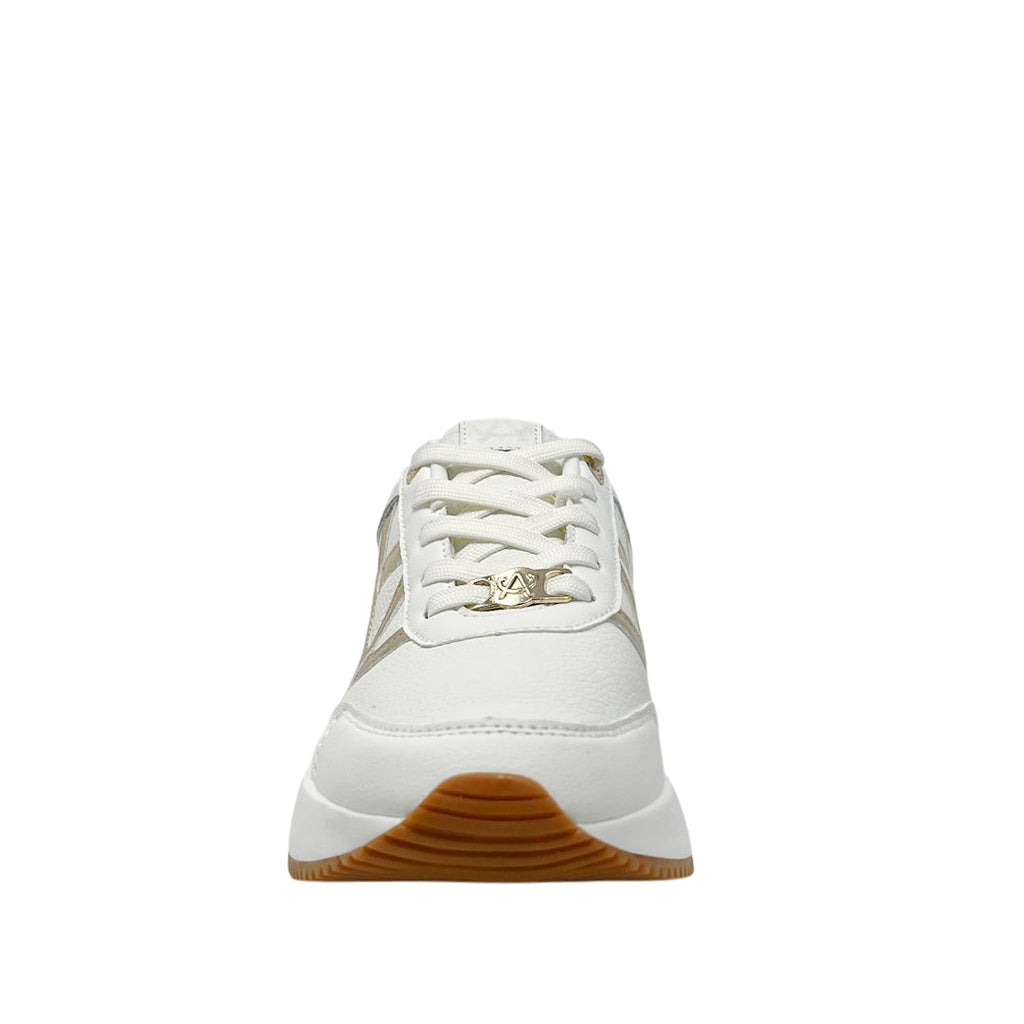 Sneakers Bolton para mujer color dorado y blanco