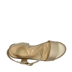 Sandalias de tacón Camila para mujer color dorado