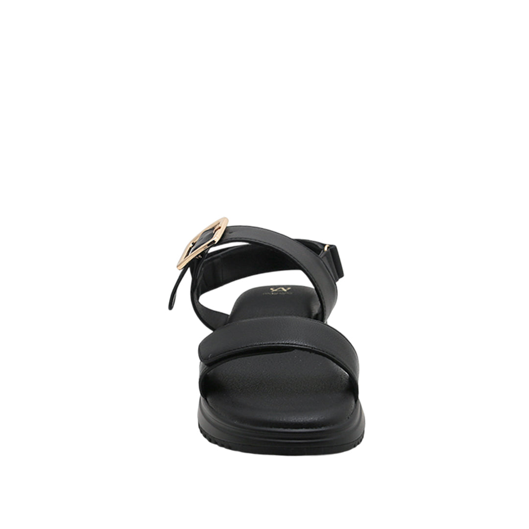 Sandalias de cuña Frida para mujer color negro