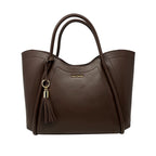 Cartera Tote Ophelia para mujer color café