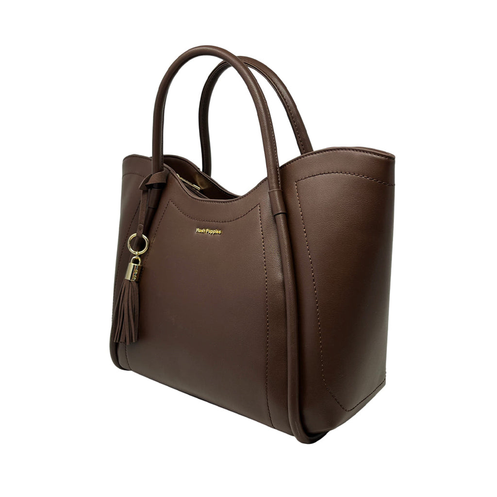 Cartera Tote Ophelia para mujer color café