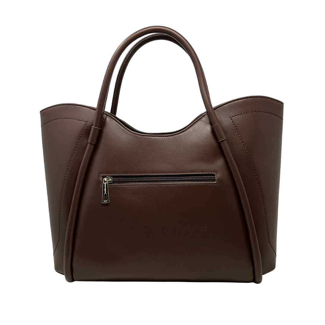 Cartera Tote Ophelia para mujer color café