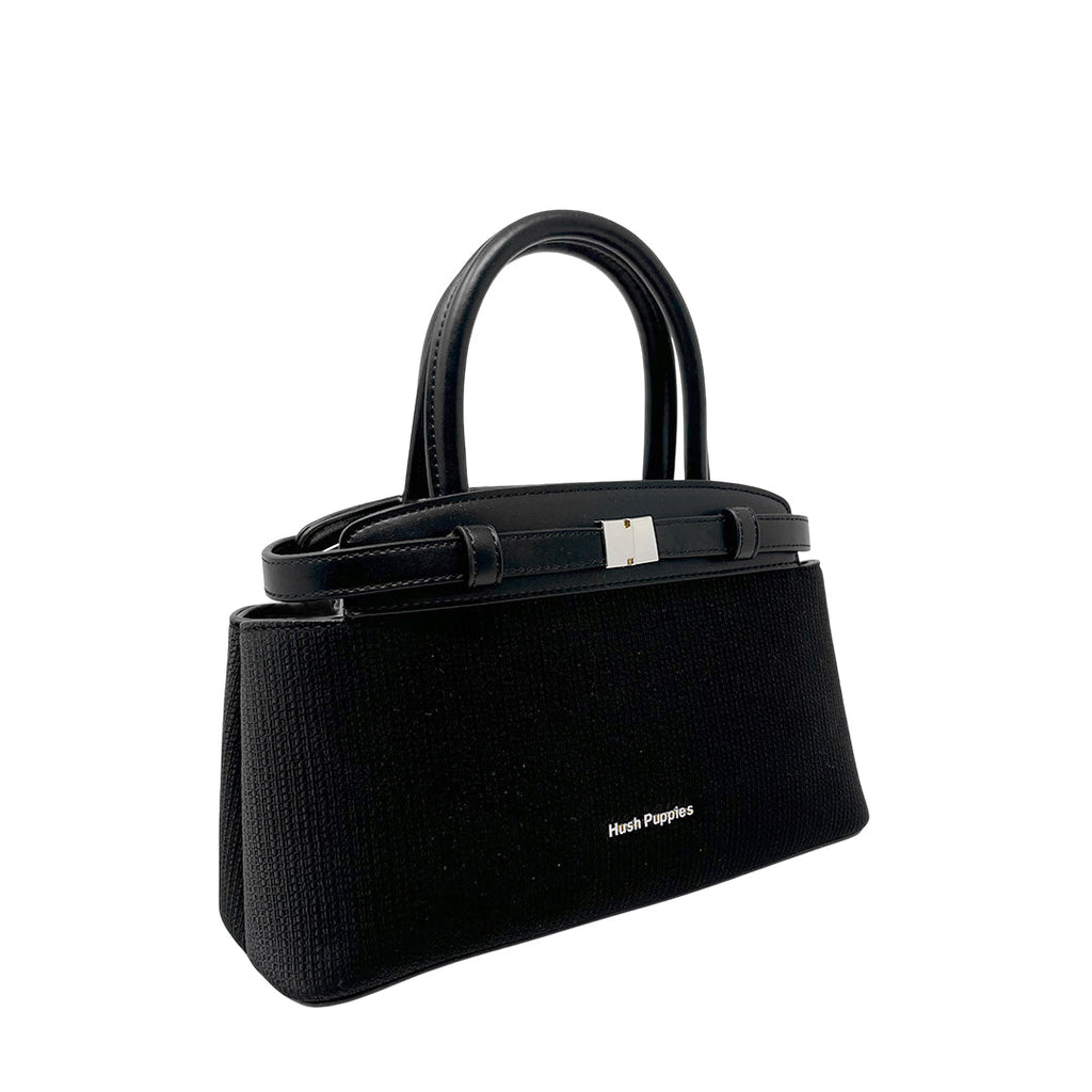 Cartera Satchel Clara para mujer color negro
