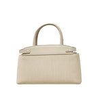 Cartera Satchel Clara para mujer color nude
