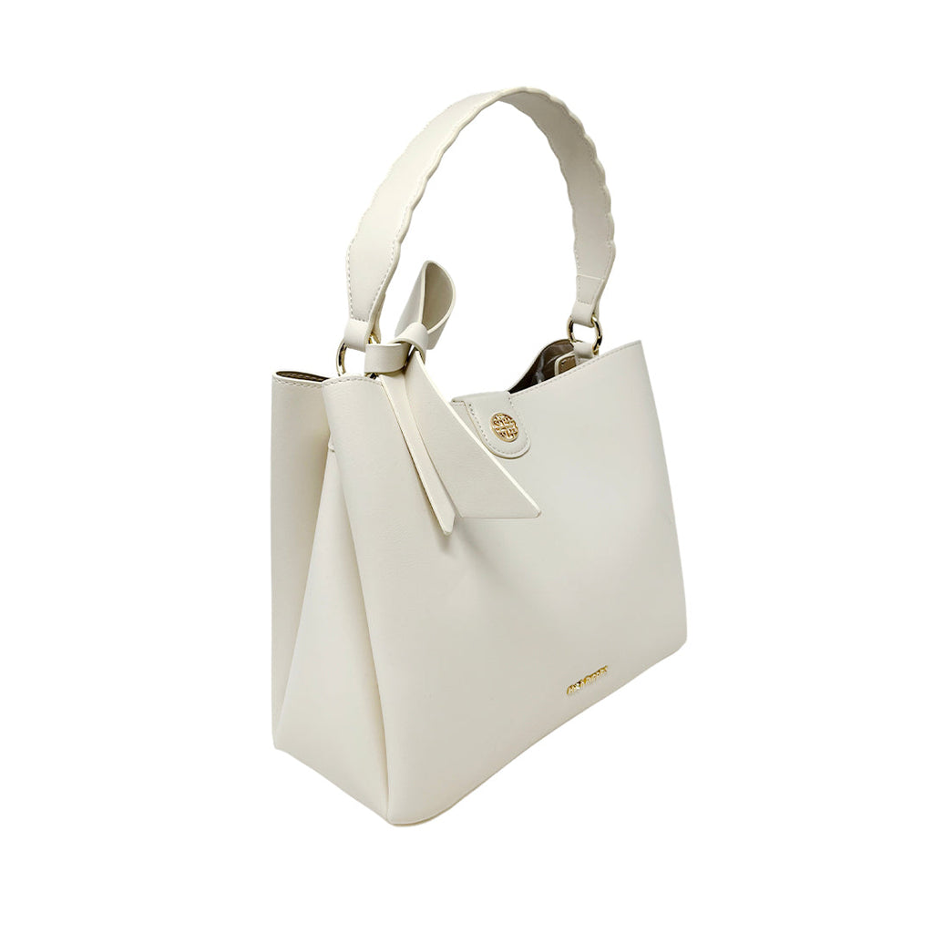 Cartera Josie para mujer color hueso