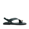 Sandalias flats Gisele para mujer color azul