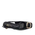 Tacones slingback Fiona para mujer color negro