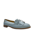 Mocasines Eleonora 6 para mujer color celeste