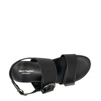 Sandalias flats Gillian para mujer color negro