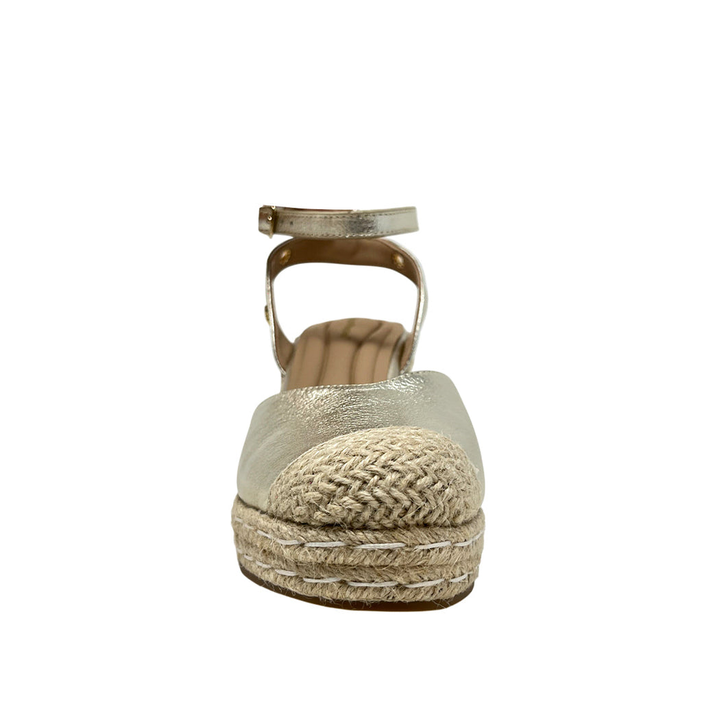 Alpargatas Molly para mujer color dorado