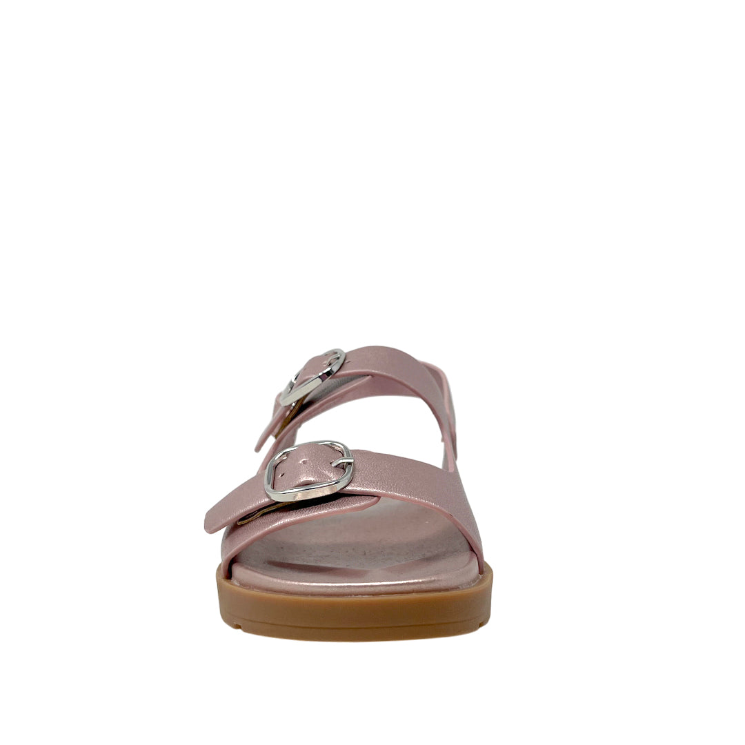 Sandalias Giannina para niña color oro rosa