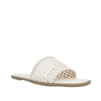 Sandalias flats Betty para mujer color blanco