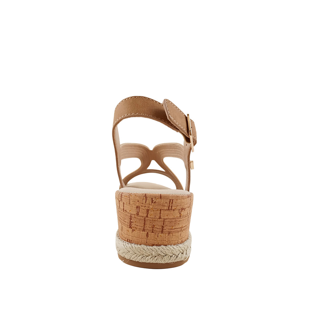 Sandalias Bianca para mujer color camel