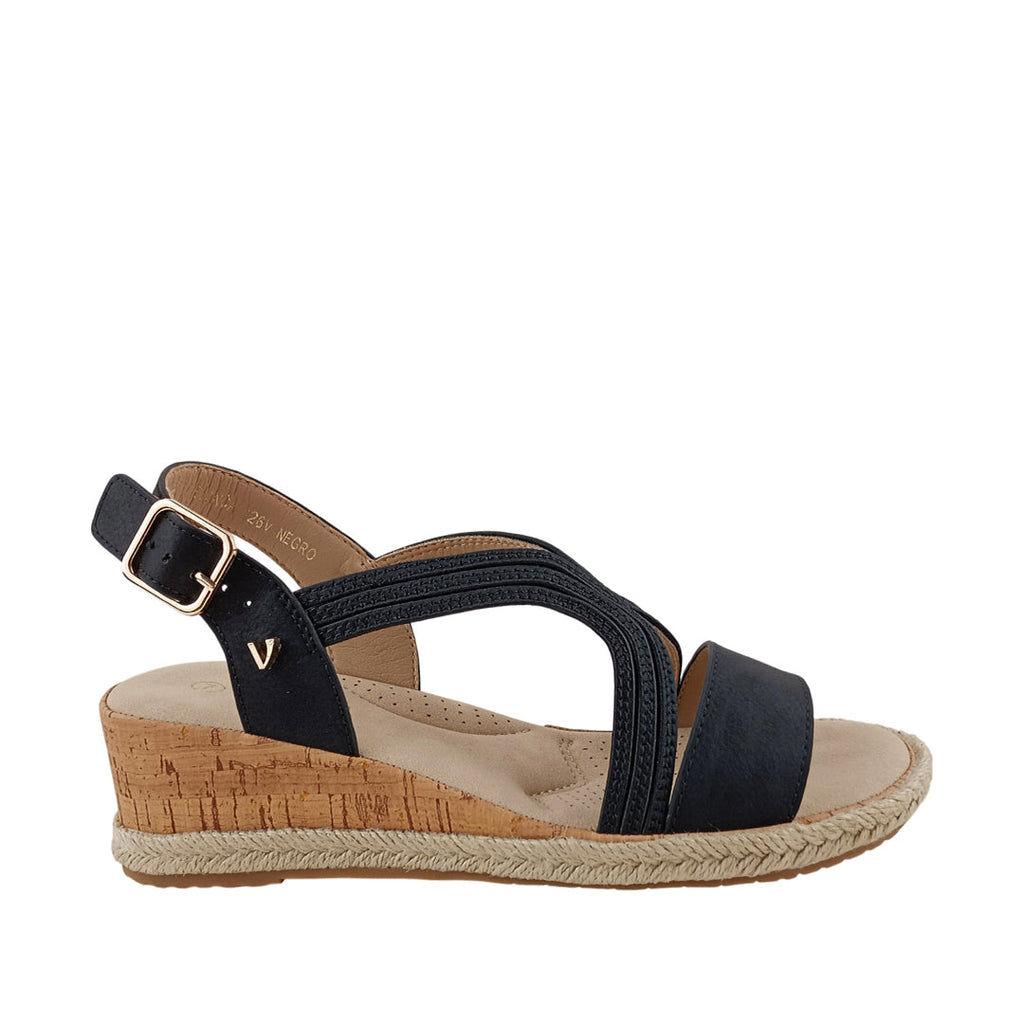 Sandalias Bianca para mujer color negro